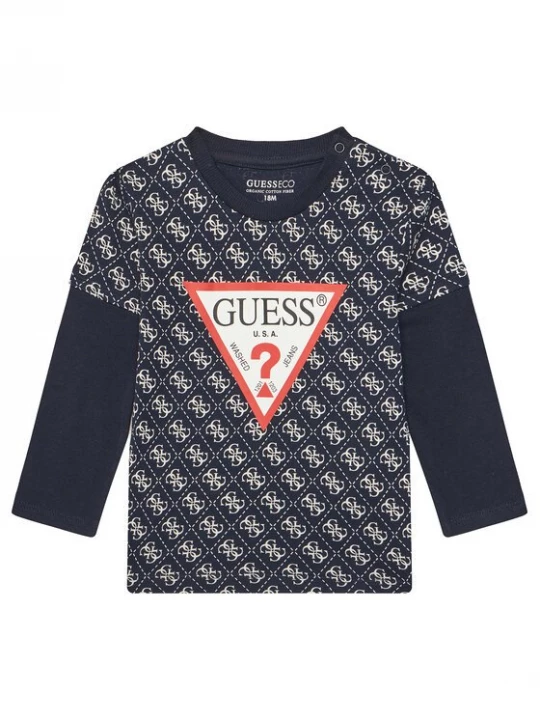 Obrázek produktu Guess Halenka N5YI09 K8HM4 Tmavomodrá Regular Fit