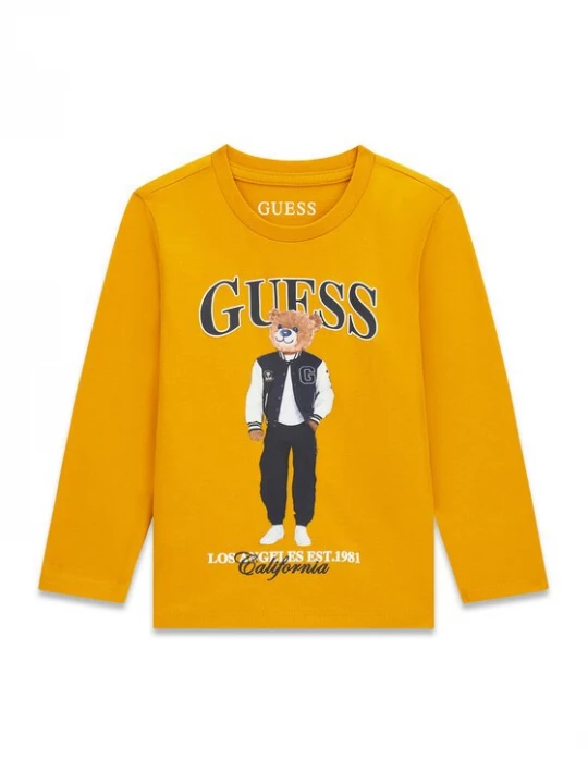 Obrázek produktu Guess Halenka N6BI04 K5854 Žlutá Regular Fit