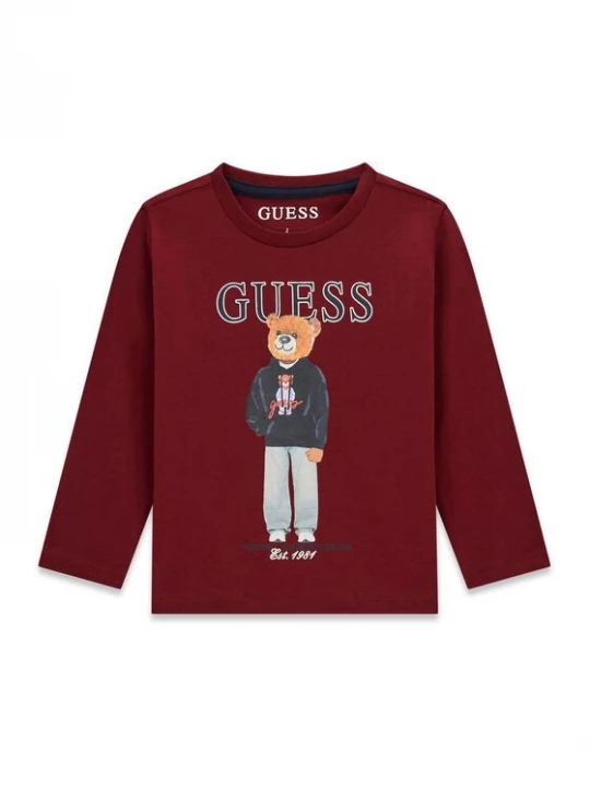 Obrázek produktu Guess Halenka N6YI06 K3794 Bordó Regular Fit
