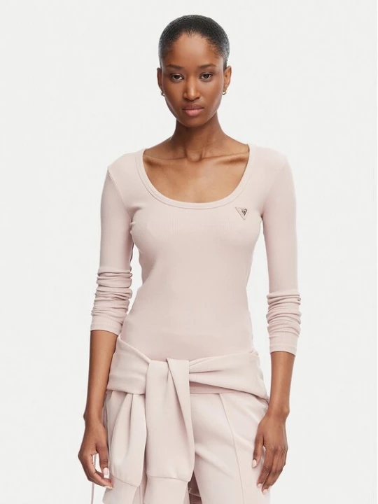Obrázek produktu Guess Halenka V4BP07 K8RT2 Růžová Slim Fit