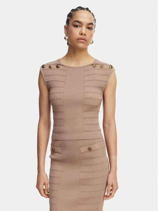 Obrázek produktu Guess Halenka W5YR12 Z0130 Hnědá Regular Fit