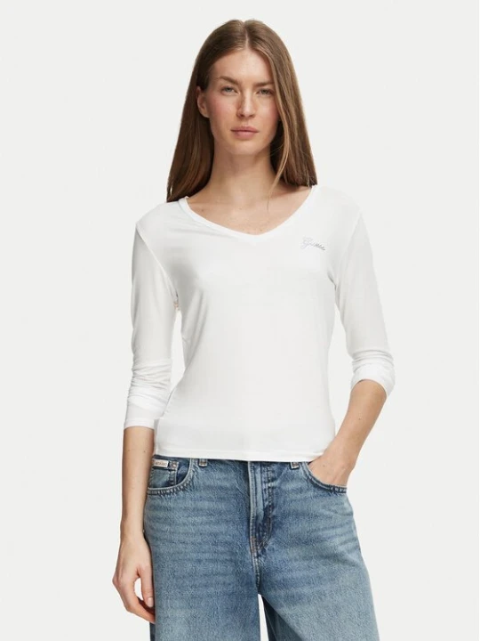 Obrázek produktu Guess Halenka W6BI56 K6890 Bílá Regular Fit