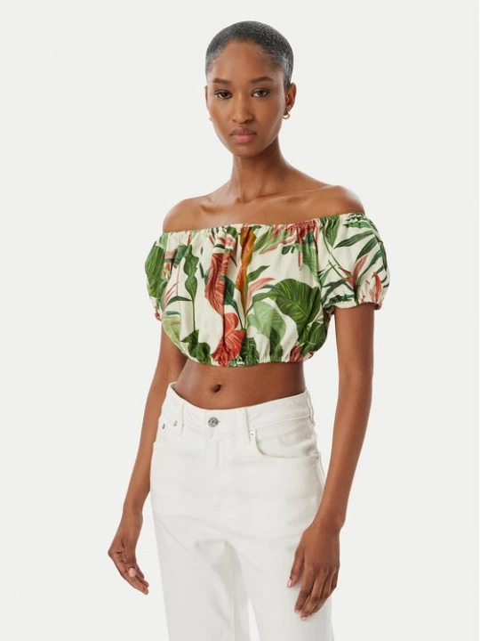 Obrázek produktu Guess Halenka W6GHA1 W2447 Zelená Regular Fit