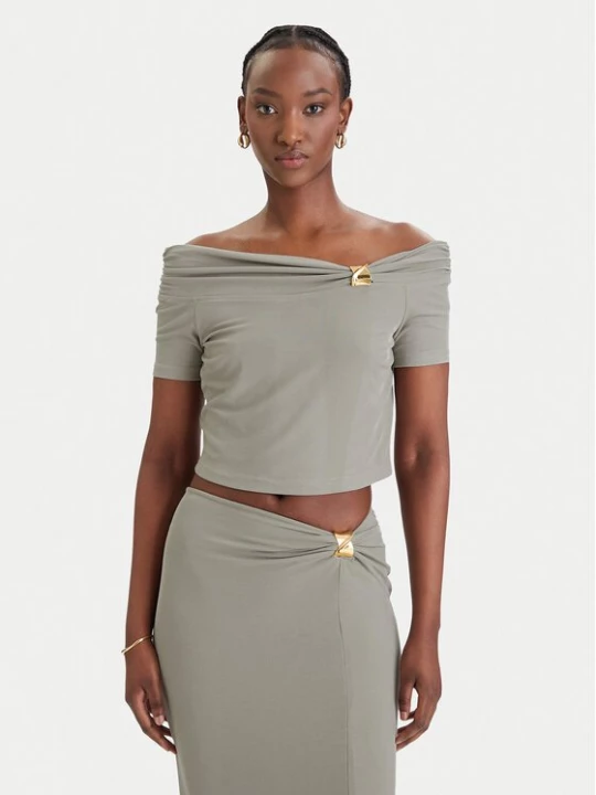Obrázek produktu Guess Halenka W6GP12 K2935 Khaki Regular Fit