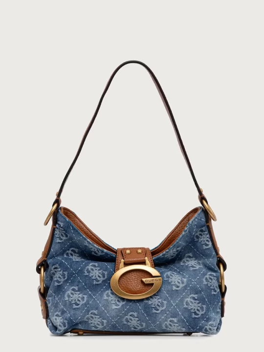 Obrázek produktu Guess hobo kabelka dámská s bavlnou CAMDEN modrá