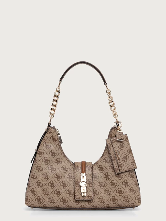 Obrázek produktu Guess hobo kabelka dámská z imitace kůže YVONNE béžová