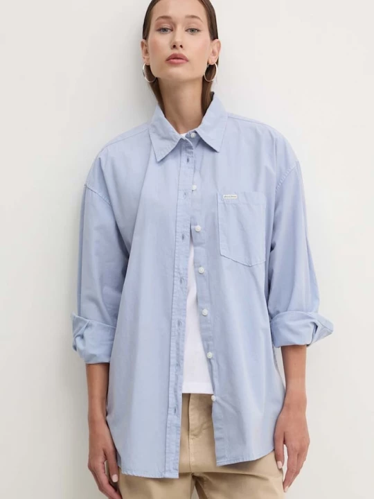 Obrázek produktu Guess Jeans Bavlněná košile Guess Jeans modrá