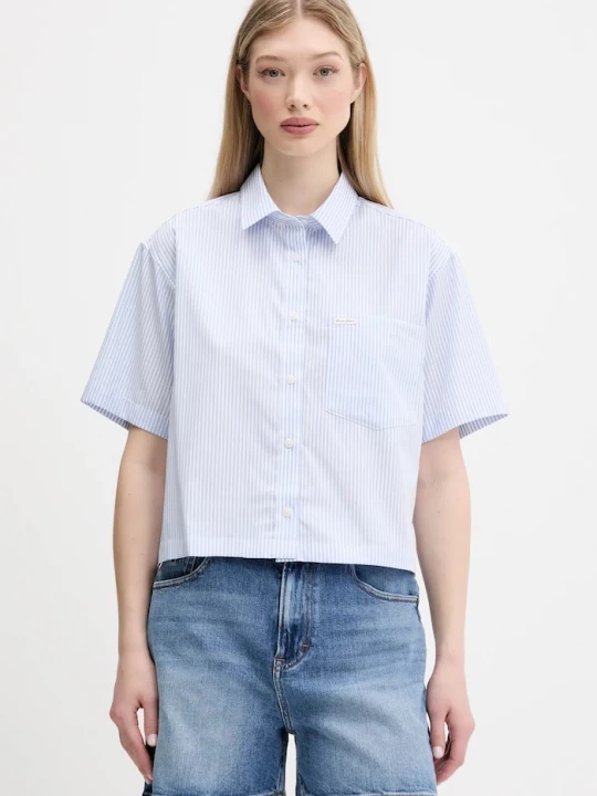 Obrázek produktu Guess Jeans Bavlněná košile Guess Jeans modrá