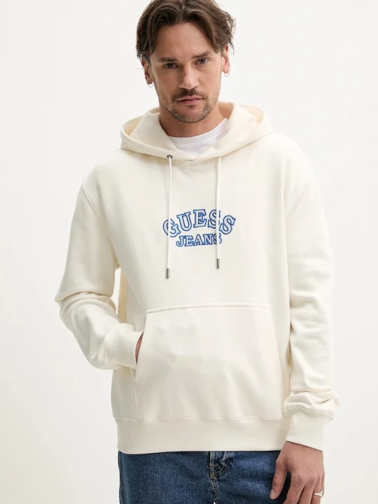 Obrázek produktu Guess Jeans Bavlněná mikina béžová