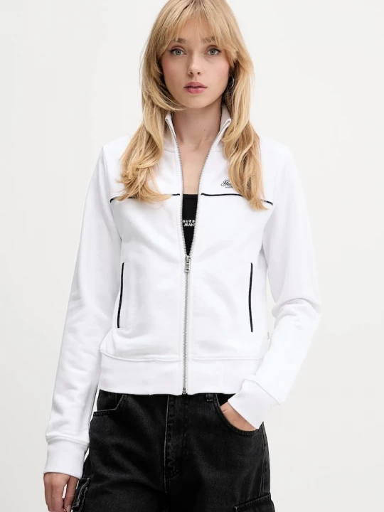 Obrázek produktu Guess Jeans Bavlněná mikina Guess Jeans bílá