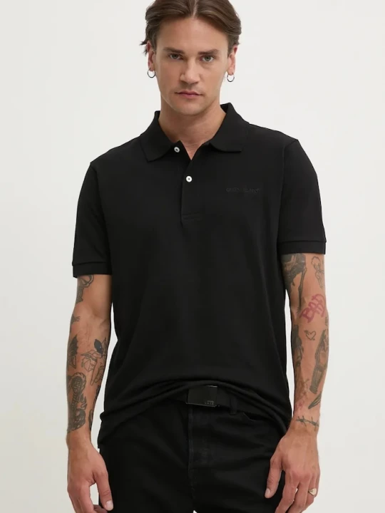 Obrázek produktu Guess Jeans Bavlněné polo tričko Guess Jeans černá