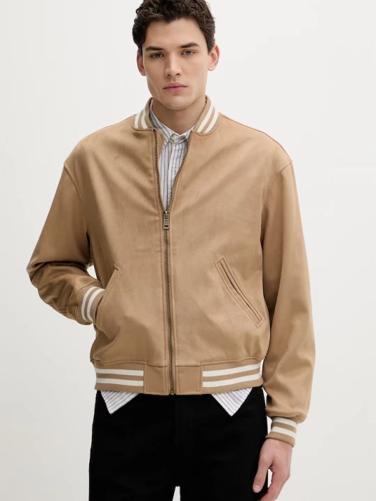 Obrázek produktu Guess Jeans Bomber bunda Guess Jeans béžová