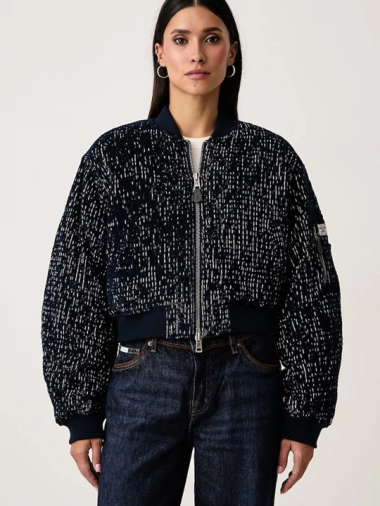 Obrázek produktu Guess Jeans bomber dámský námořnická modř