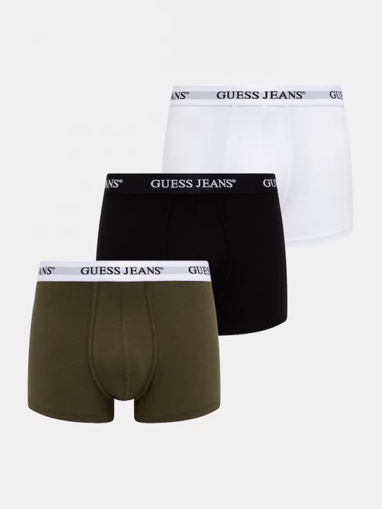 Obrázek produktu Guess Jeans přiléhavé boxerky pánské 3-pack zelená