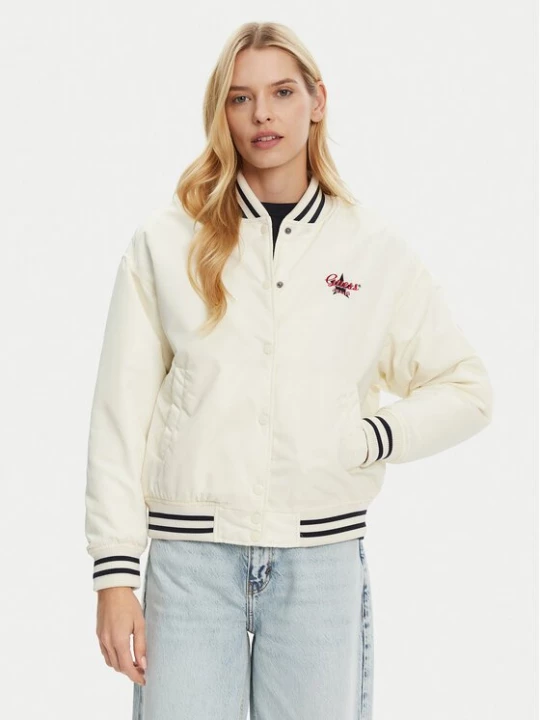 Obrázek produktu Guess Jeans Bunda bomber W5RL43 WHAA2 Béžová Regular Fit