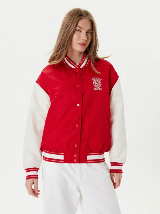 Obrázek produktu Guess Jeans Bunda bomber W5YL15 WHAA2 Červená Regular Fit