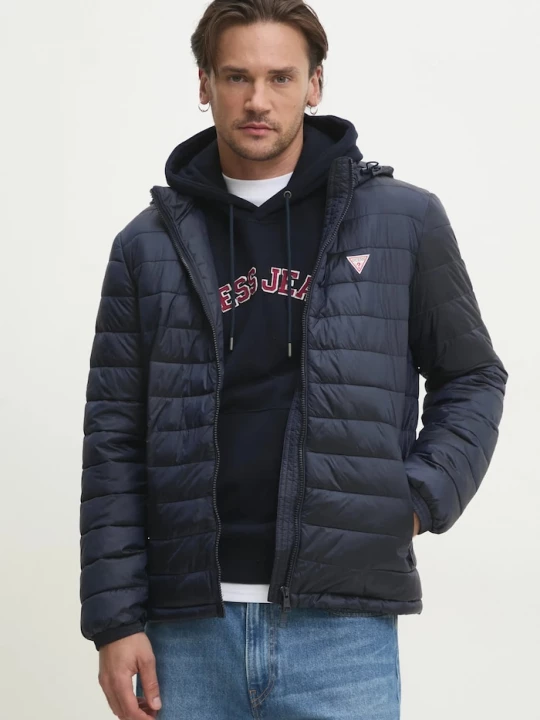 Obrázek produktu Guess Jeans Bunda Guess Jeans námořnická modř