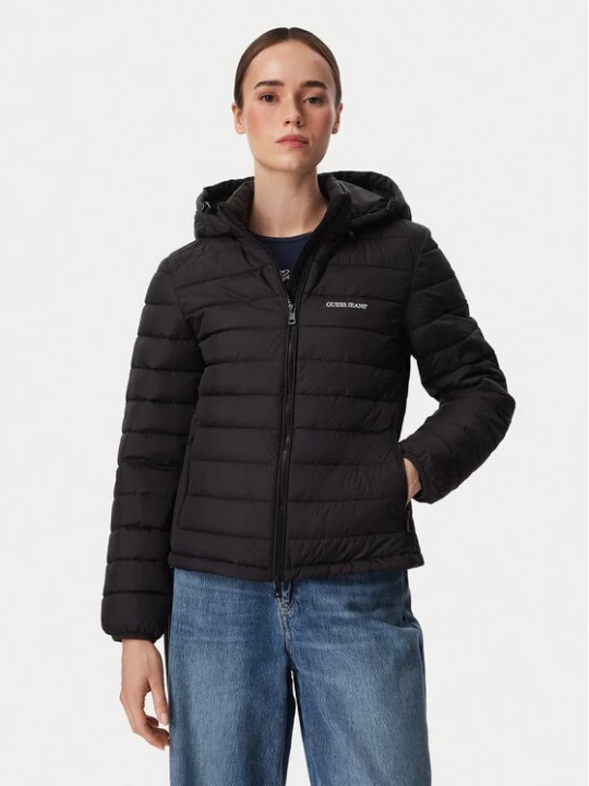 Obrázek produktu Guess Jeans Bunda pro přechodné období W6YL09 W2799 Černá Regular Fit