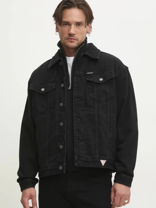 Obrázek produktu Guess Jeans Džínová bunda černá