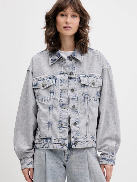Obrázek produktu Guess Jeans džínová bunda dámská modrá