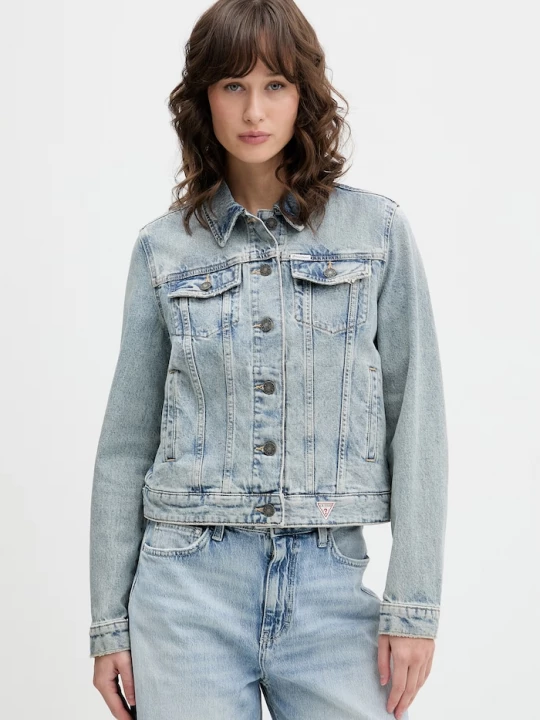 Obrázek produktu Guess Jeans Džínová bunda Guess Jeans modrá