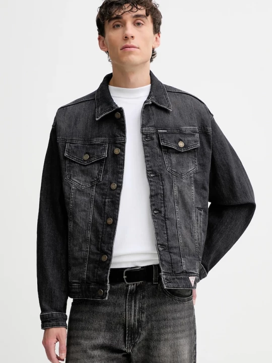 Obrázek produktu Guess Jeans Džínová bunda Guess Jeans šedá