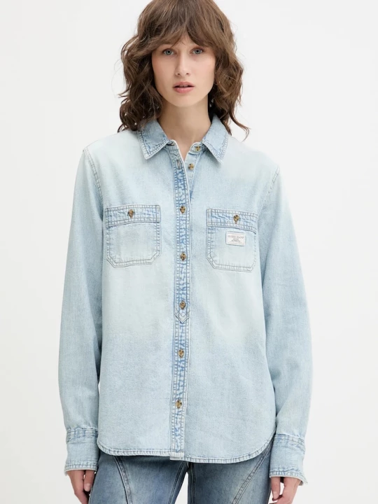 Obrázek produktu Guess Jeans Džínová košile Guess Jeans modrá