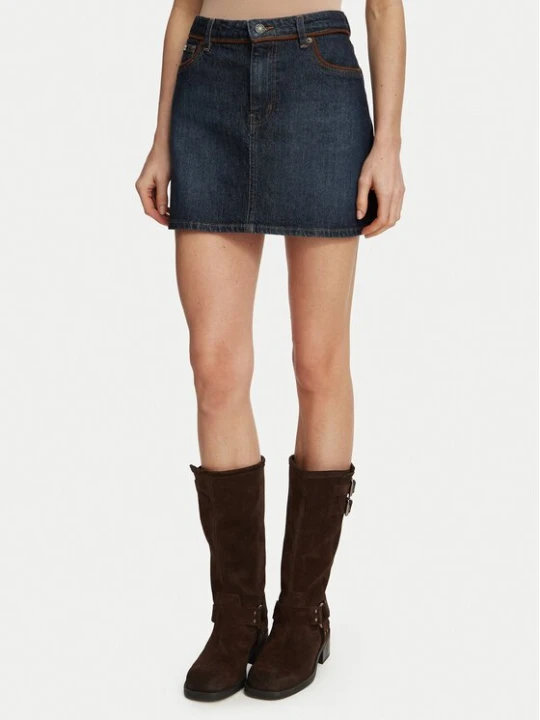 Obrázek produktu Guess Jeans Džínová sukně W6BD0Q D1804 Tmavomodrá Regular Fit