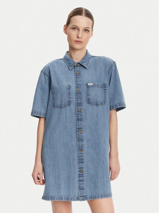 Obrázek produktu Guess Jeans Džínové šaty W5GK99 D5M81 Modrá Regular Fit