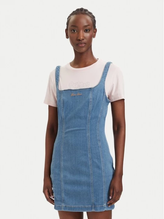 Obrázek produktu Guess Jeans Džínové šaty W6GK00 D7045 Modrá Regular Fit