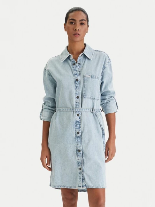 Obrázek produktu Guess Jeans Džínové šaty W6RK26 D5M83 Modrá Regular Fit