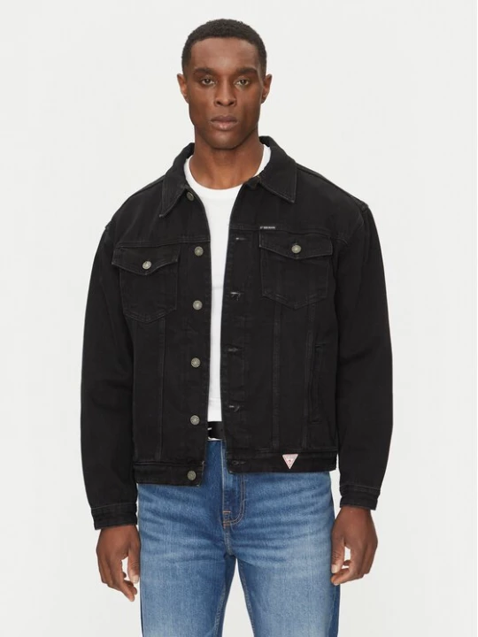 Obrázek produktu Guess Jeans Jeansová bunda M4BN38 D5EK2 Černá Regular Fit