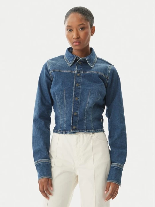 Obrázek produktu Guess Jeans Jeansová bunda W6RN84 D7251 Modrá Classic Fit