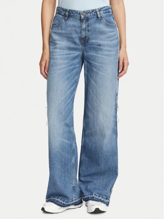 Obrázek produktu Guess Jeans Jeansy W6BA18 D1795 Modrá Wide Leg