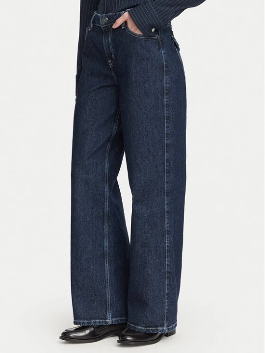 Obrázek produktu Guess Jeans Jeansy W6YA01 D1178 Tmavomodrá Wide Leg