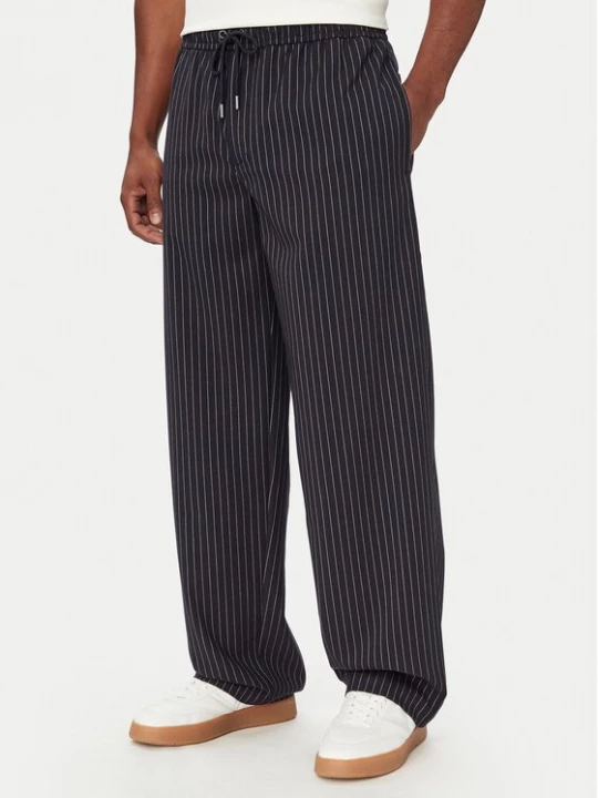 Obrázek produktu Guess Jeans Kalhoty z materiálu M6YB03 W2649 Tmavomodrá Wide Leg