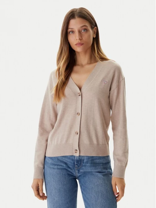 Obrázek produktu Guess Jeans Kardigan W4BR16 Z3HO2 Béžová Regular Fit