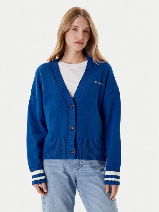 Obrázek produktu Guess Jeans Kardigan W4BR81 Z3HM1 Modrá Regular Fit