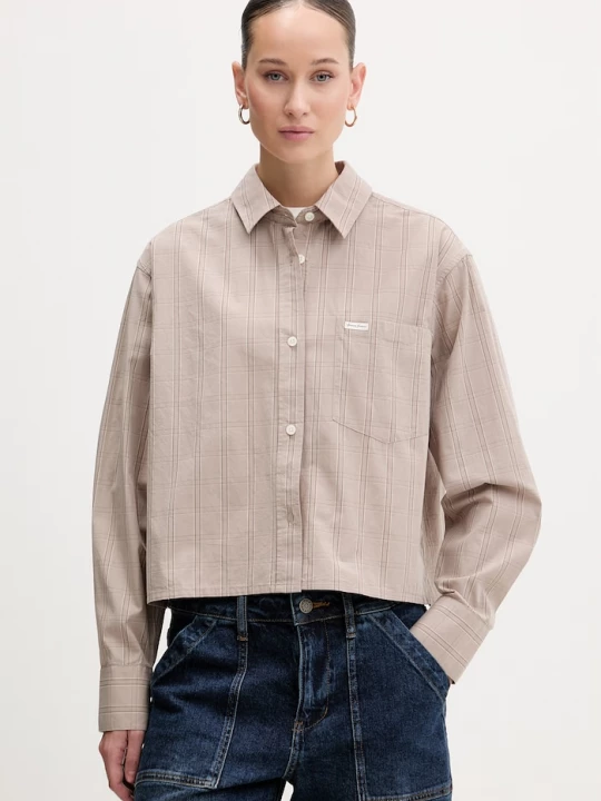 Obrázek produktu Guess Jeans košile dámská bavlněná béžová
