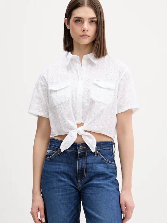 Obrázek produktu Guess Jeans košile dámská bavlněná bílá
