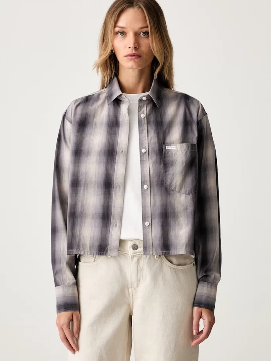 Obrázek produktu Guess Jeans košile dámská bavlněná šedá