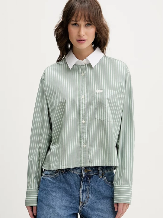 Obrázek produktu Guess Jeans košile dámská bavlněná zelená