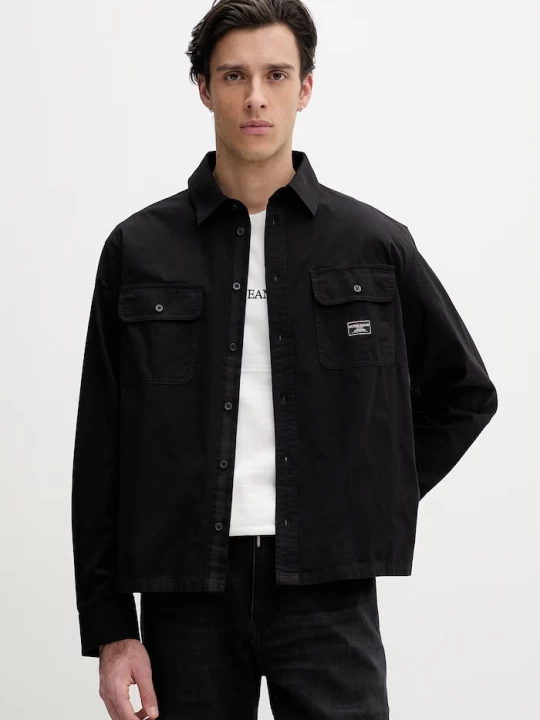 Obrázek produktu Guess Jeans košile pánská bavlněná černá