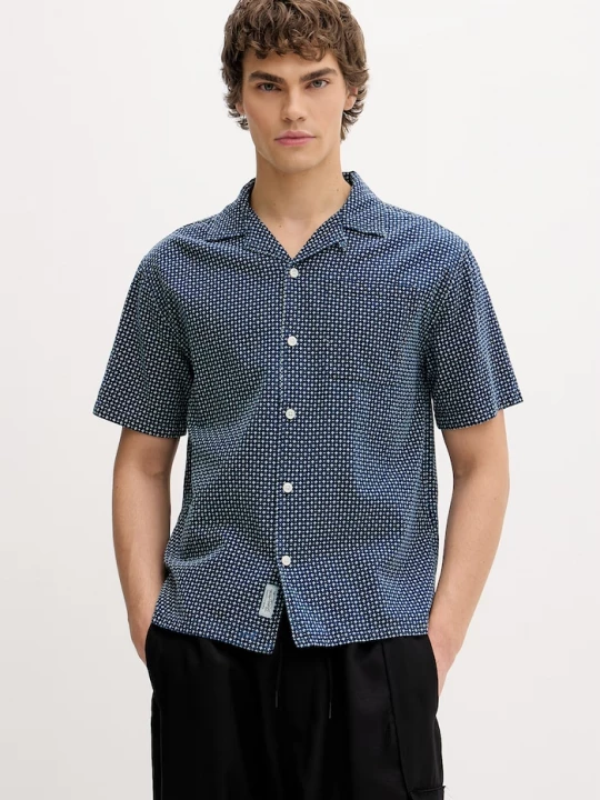 Obrázek produktu Guess Jeans košile pánská bavlněná modrá
