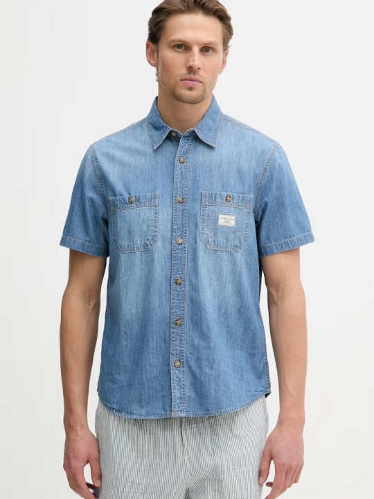 Obrázek produktu Guess Jeans košile pánská džínová modrá