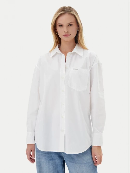 Obrázek produktu Guess Jeans Košile W4YH22 WGCF1 Bílá Relaxed Fit