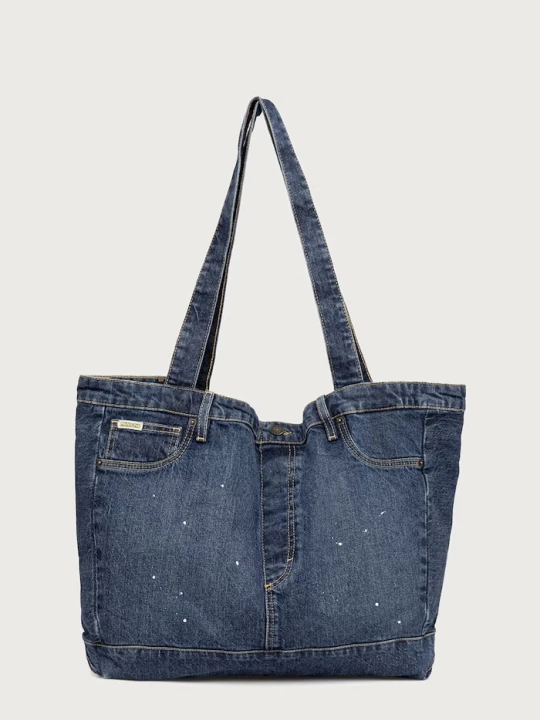 Obrázek produktu Guess Jeans látková taška pánská džínová námořnická modř