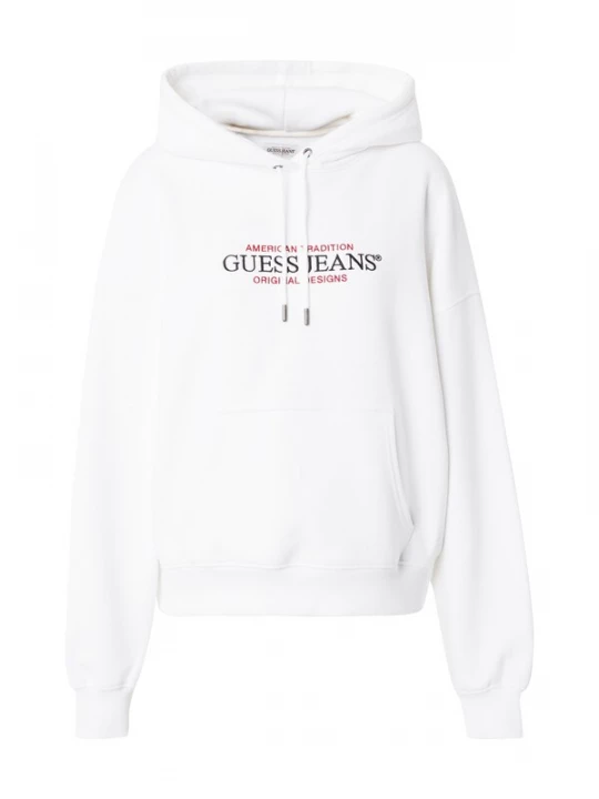 Obrázek produktu GUESS JEANS Mikina 'American Tradition'  červená / černá / bílá