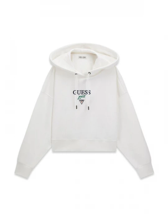 Obrázek produktu GUESS JEANS Mikina zelená / černá / bílá