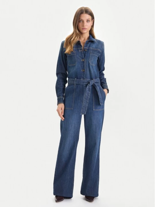 Obrázek produktu Guess Jeans Overal W5BD97 D0026 Tmavomodrá Wide Leg
